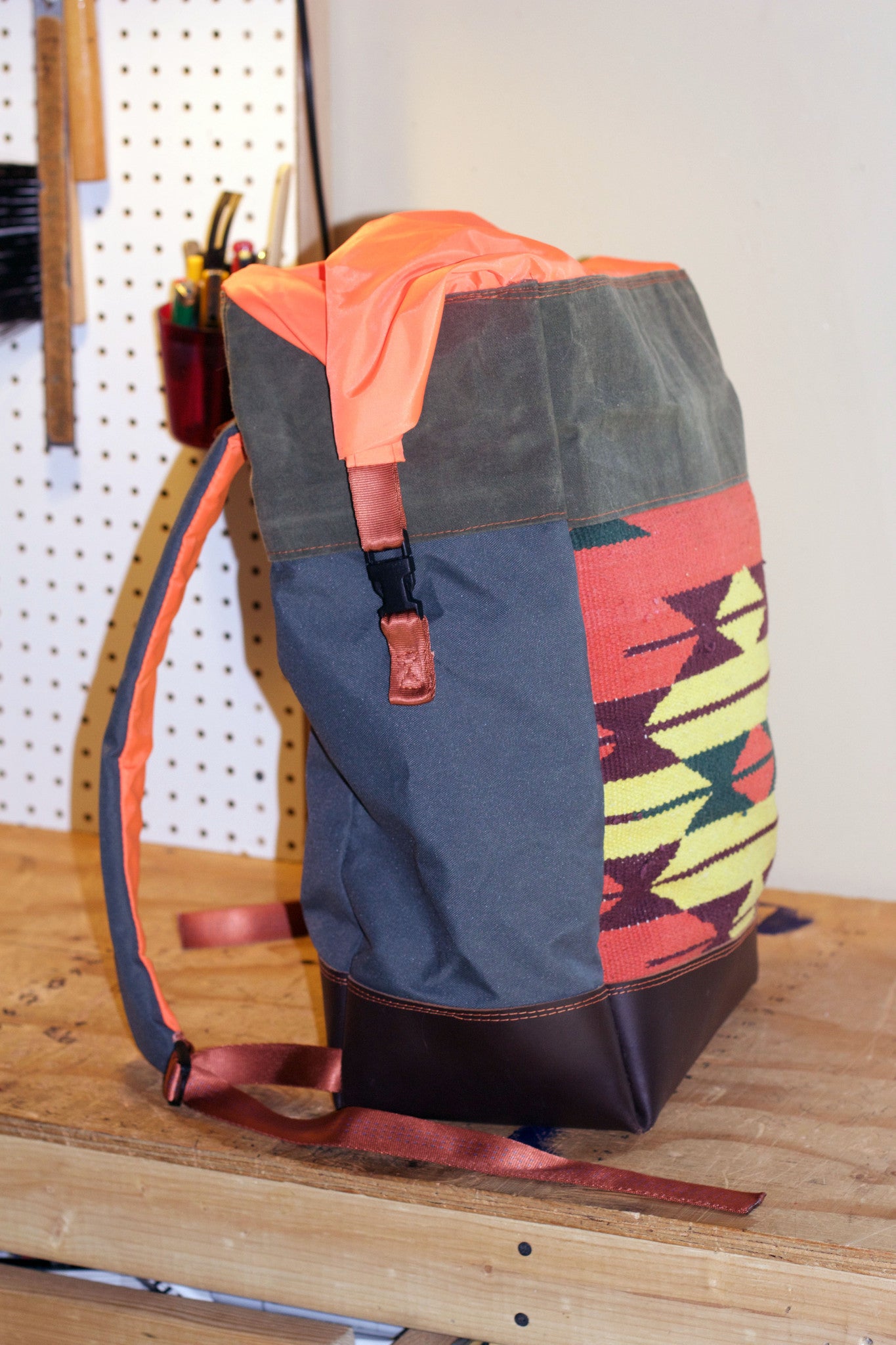 Aztec Roll-Top Backpack
