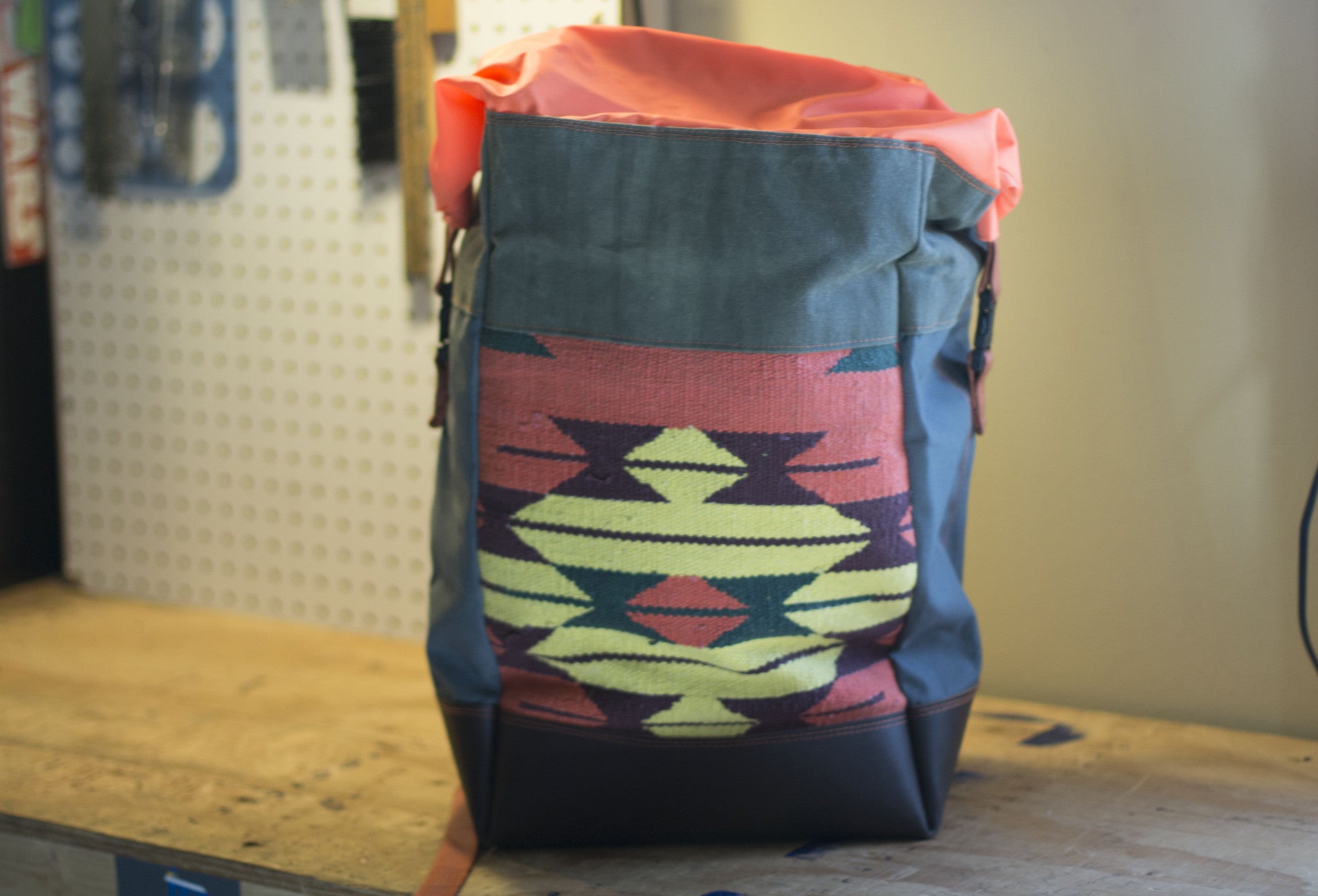 Aztec Roll-Top Backpack